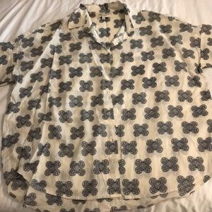 Madewell button down flowy short sleeve!
